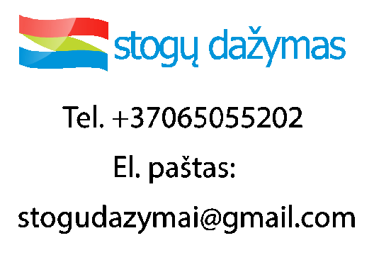 stogų dažymas